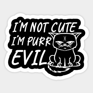 Funny cat jokes Sticker